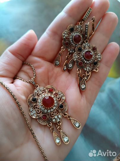 Серьги с подвеской