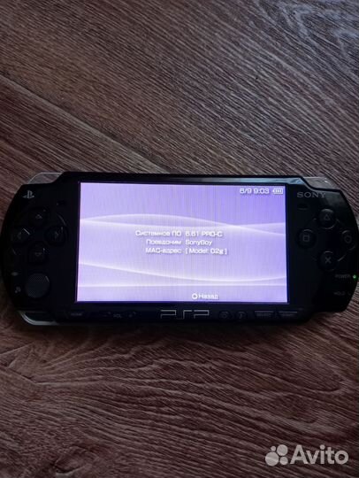 Sony PSP 2008 и 2 игры