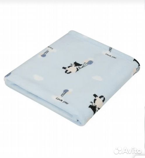 Плед детский плюшевый