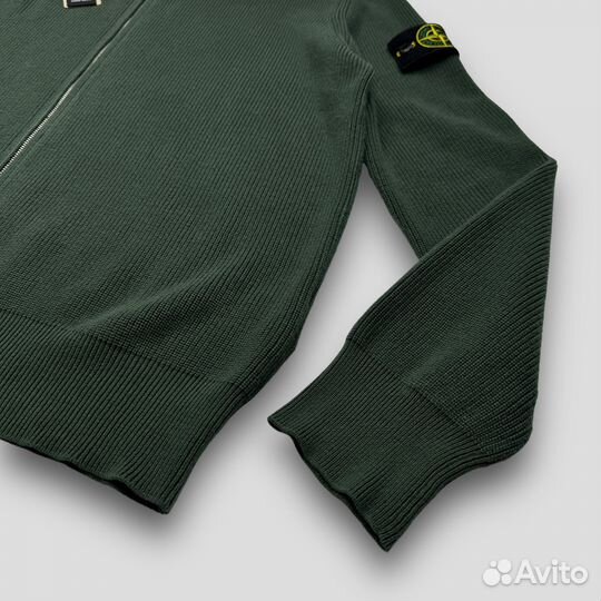 Летний кардиган Stone island хаки 526D8