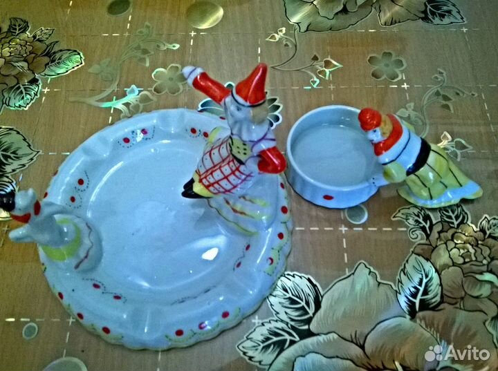 Столовый сервиз Клоунада. Пепельница. Барановка