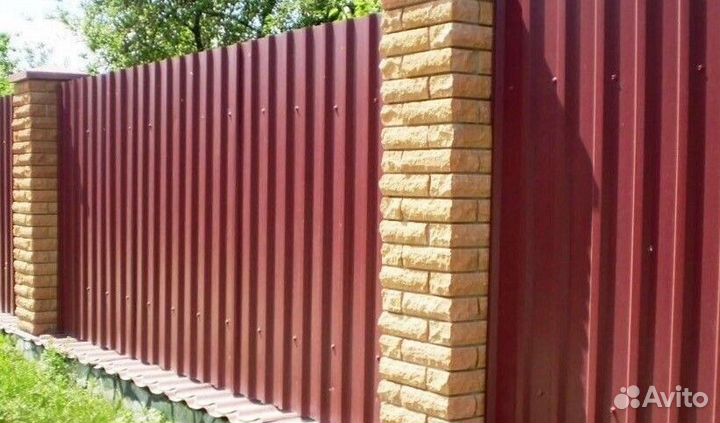 Профнастил под забор