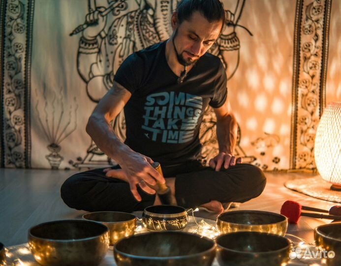 Занятие на тренажере Правило + тибетские чаши