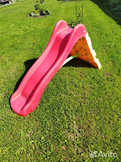 Детская горка пластиковая уличная бу