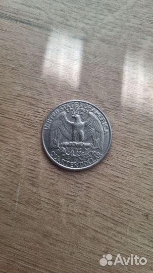 Монета перевёртыш liberty 1995г. quarter dollar