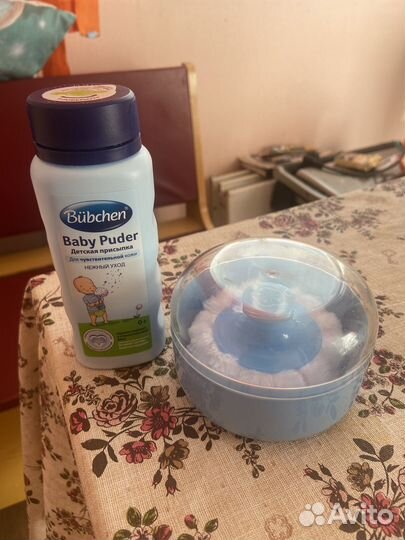 Пуховка для детской присыпки, детская присыпка