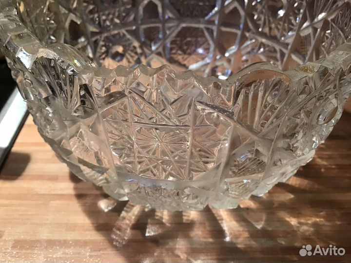 Конфетница хрусталь