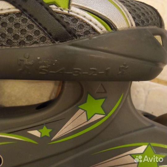 Роликовые коньки reaction turbo р 29-33