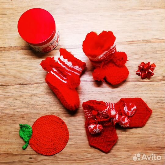 Вязаные пинетки ручной работы от 0 до 1,5 лет