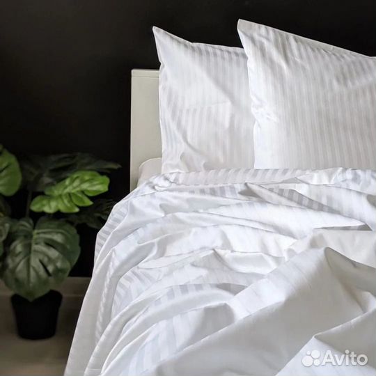 Комплект постельного Страйп Сатин, Турция