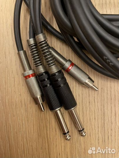 Кабель proel chlp310LU3 2 RCA 2 jack 3 метра