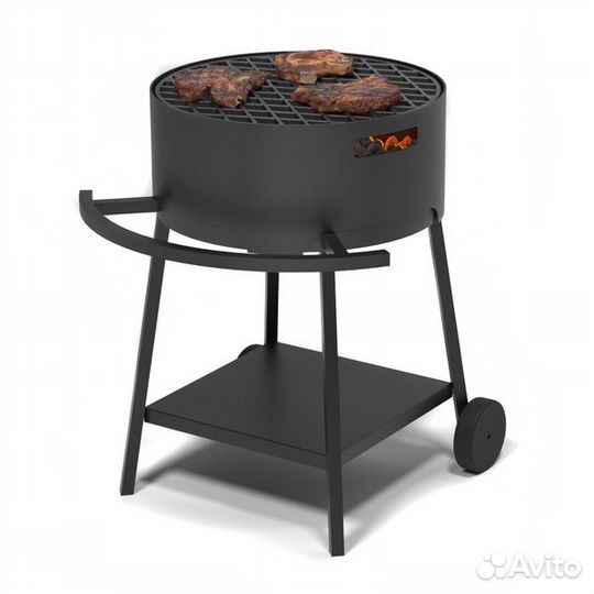 Мангал везувий Дачник с чугунной решёткой Стейк 45