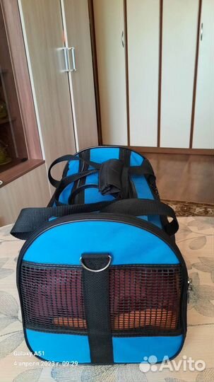 Переноска для кошечки и маленькой собачки