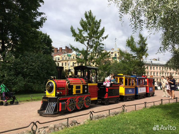 Аренда аттракциона на праздник паровозик Wattman