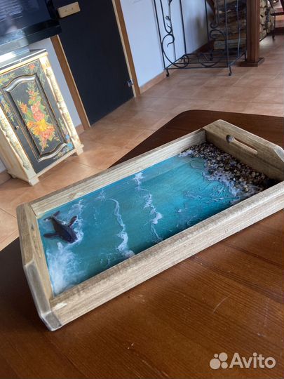 Деревянные подносы. Столик-поднос для завтрака