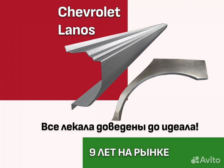 Задние арки Chevrolet Aveo T250 с гарантией