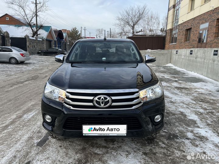 Toyota Hilux 2.4 МТ, 2019, 112 970 км