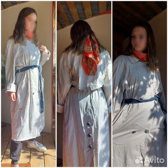 Плащи/тренчи р 46 СССР Винтаж/ретро 3шт