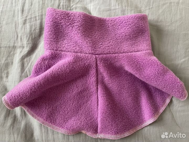 Манишка шарф девочки флис