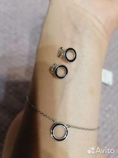 Серьги серебро