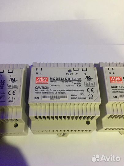 Блок питания DR-60-12 12v 4.5A