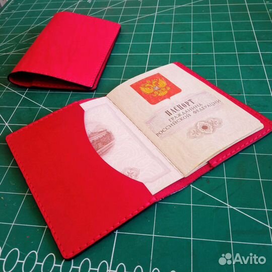 Обложка на паспорт из натуральной кожи