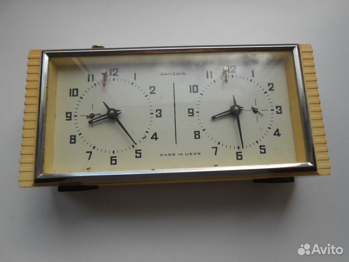 Часы шахматные янтарь СССР Экспортные