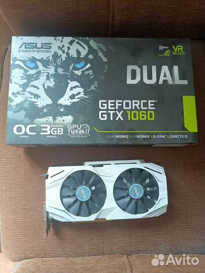Видеокарта asus gtx 1060 3gb