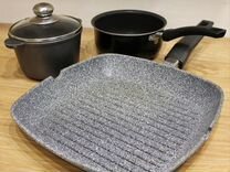Сковорода гриль кастрюля ковш, посуда для кухни