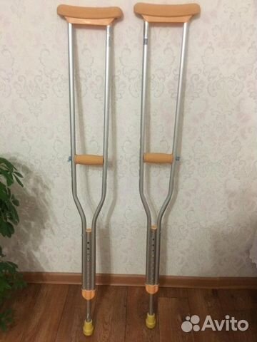 Костыли подмышечные рост 145-180 см