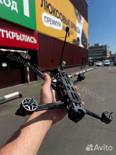 Дpон fpv пиpaнья 7 и 10 дюймов