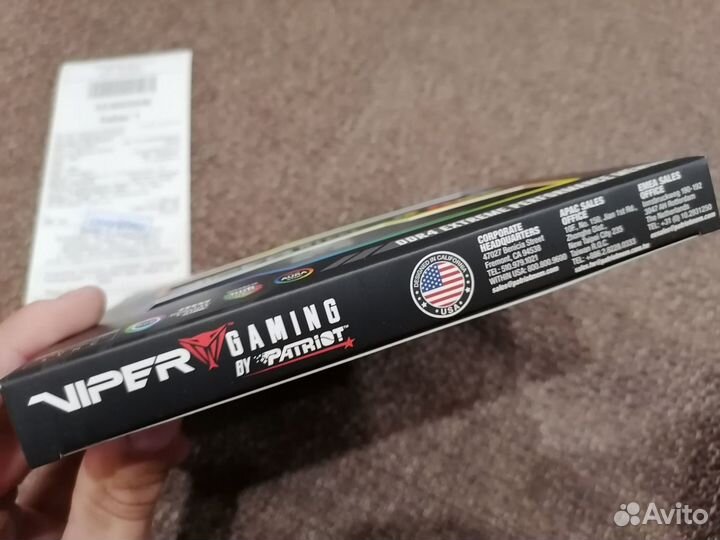 Оперативная память Viper Patriot Steel32Gb 3600MHz