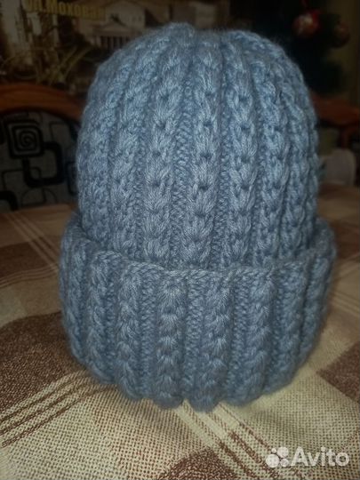 Комплект шапка и шарф-манишка ручная работа