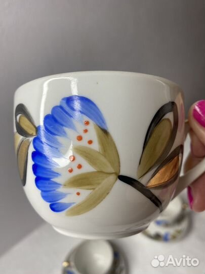 Чайный сервиз вербилки СССР