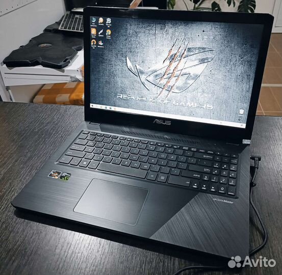Игровой ноутбук Asus YX570Z Gtx1050/Ryzen 5/SSD/8G