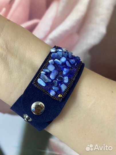 Браслет кожаный