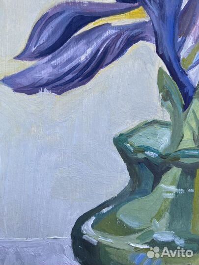 Этюд маслом на картоне