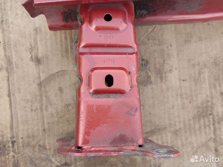 Усилитель заднего бампера на skoda fabia 2