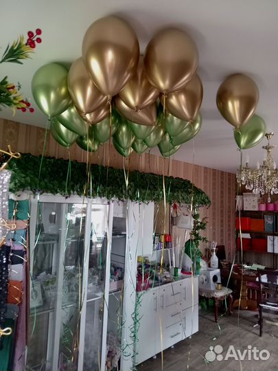 Шары гелиевые от 100