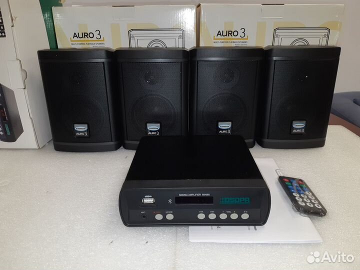 Комплект звука универсальный 120Вт корп колонки