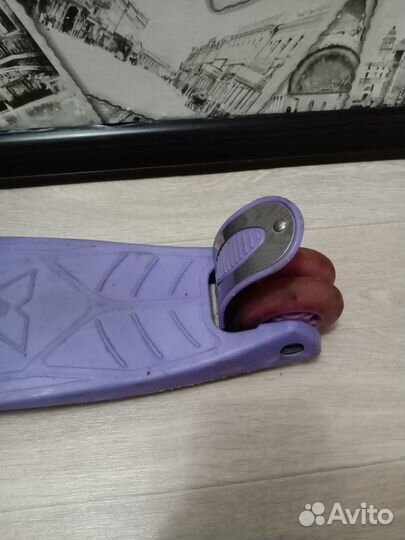 Самокат детский светящиеся колёса