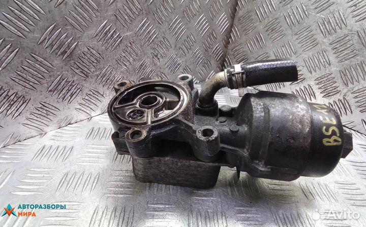 Корпус масляного фильтра дизельный Peugeot 407