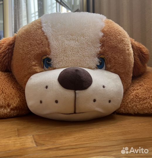 Большая мягкая игрушка собака