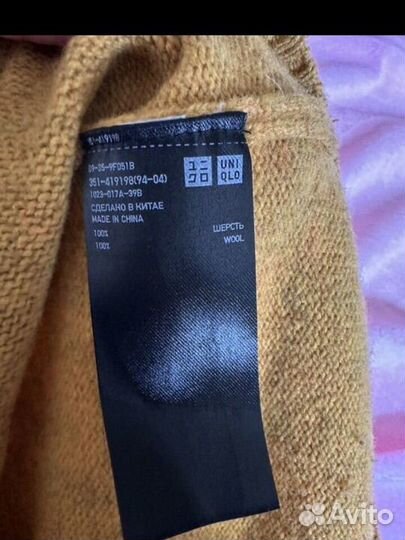 Джемпер uniqlo шерсть