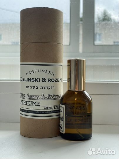 Zielinski rozen духи black pepper, amber, neroli