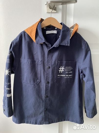 Джинсовая рубашка zara для мальчика