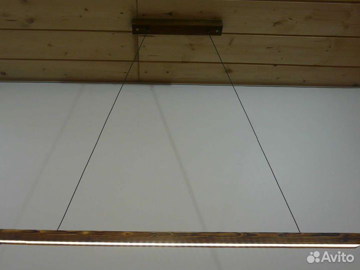 Светильник деревянный подвесной DIY