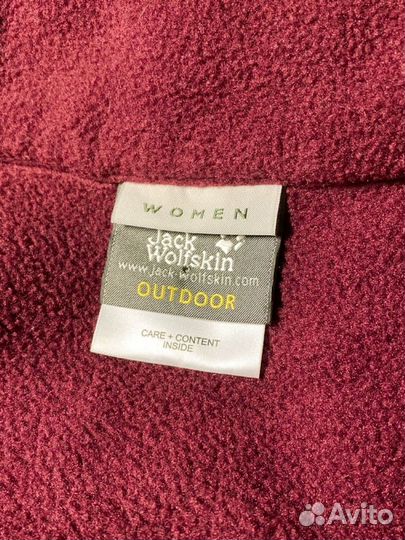 Флисовая кофта jack wolfskin