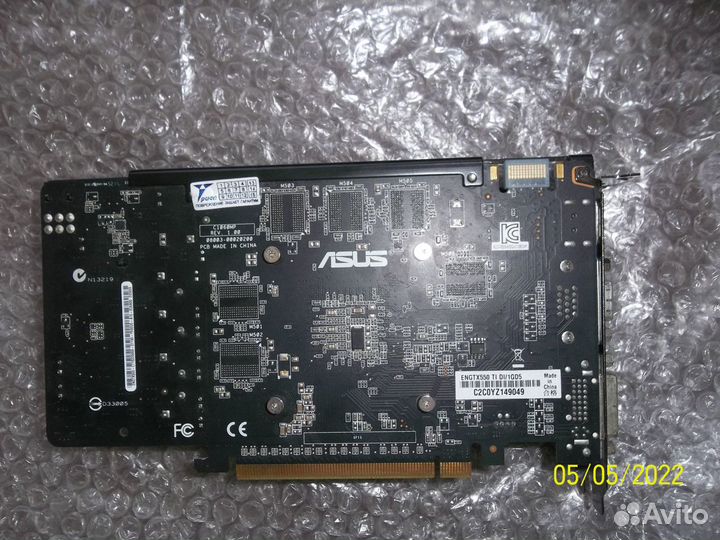 Asus GTX 550TI gddr5 192BIT 1GB