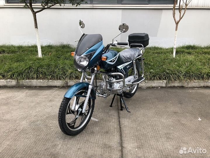 Мотоцикл promax альфа А в синем цвете